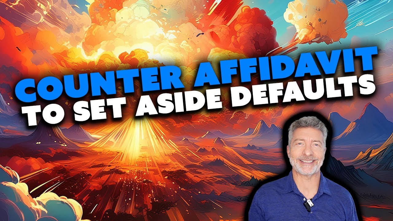 Counter Affidavit to Set Aside Defaults