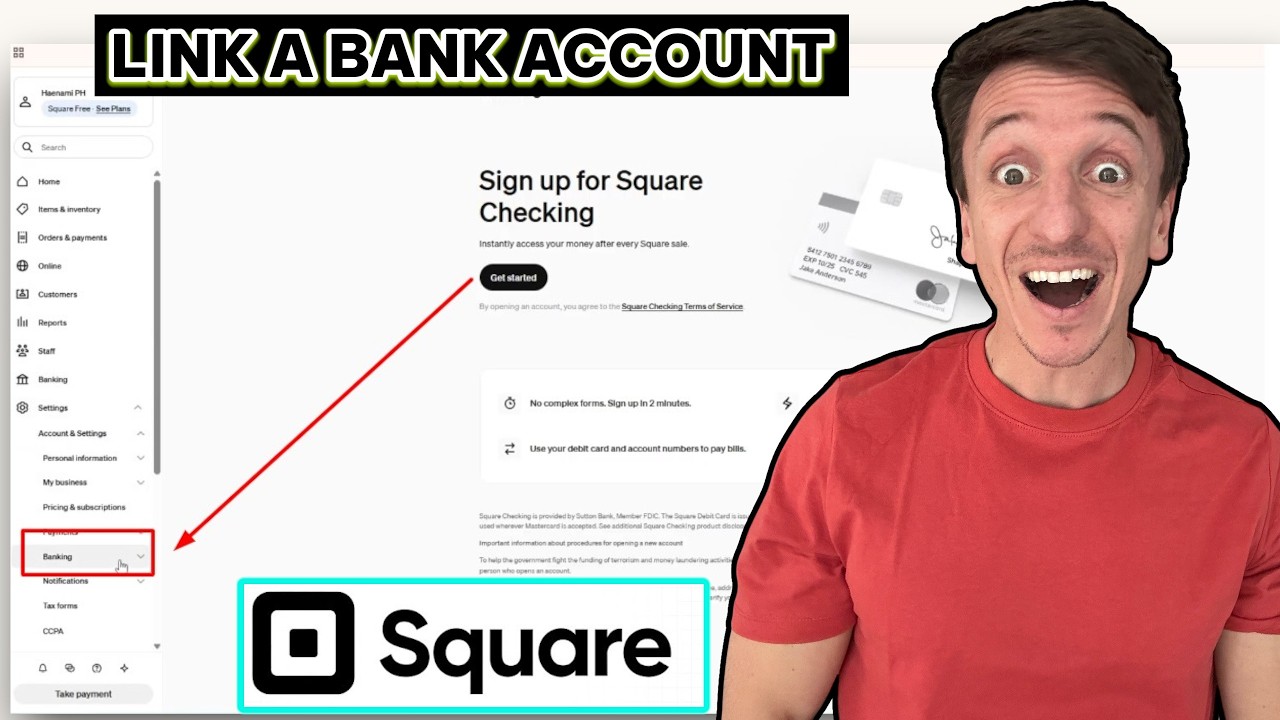 How To Connect A Bank Account In Square