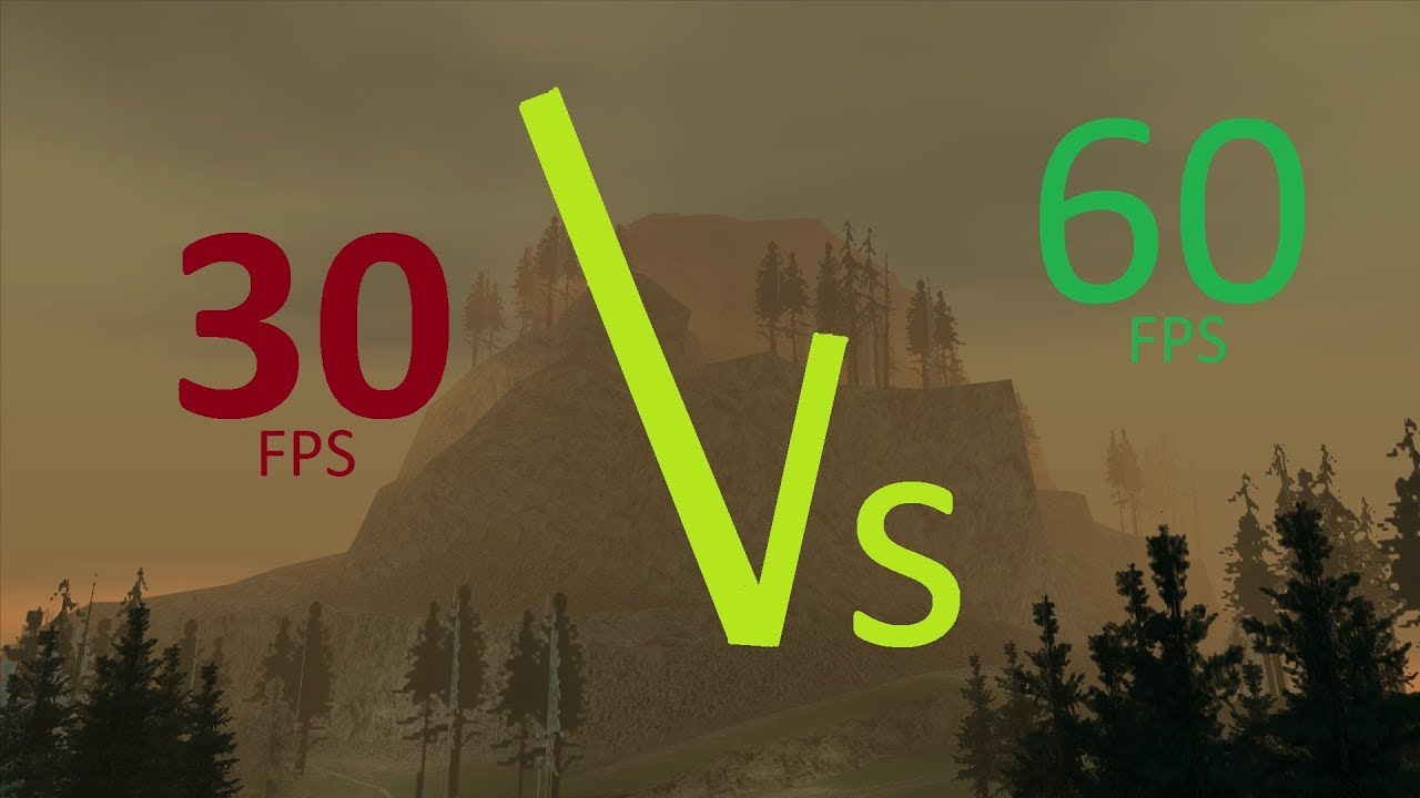 GTA San Andreas - 30fps Vs 60fps 1080p [FullHD]
