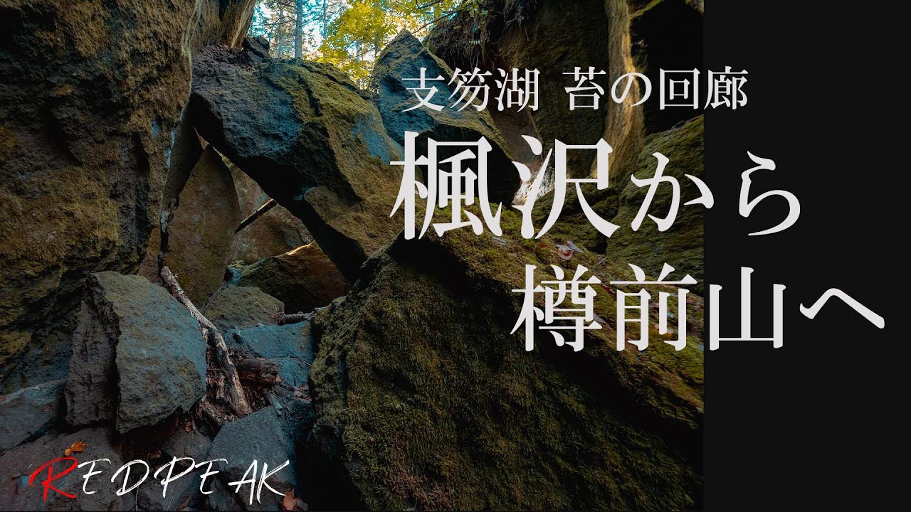 【北海道登山】支笏湖の絶景　苔の回廊「楓沢」からの樽前山｜日本二百名山
