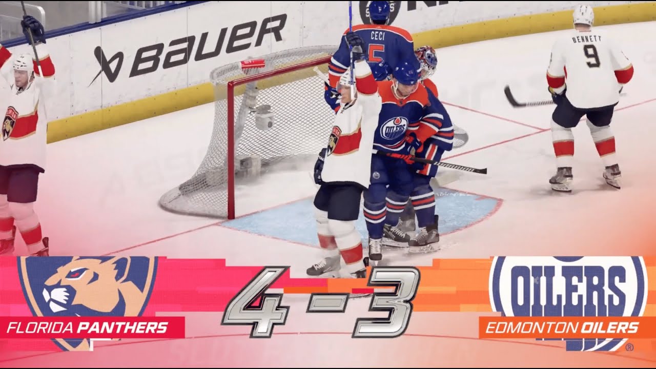 GAME 54 | Florida Panther 4-3 Edmonton Oilers 3-4 | NHL 23