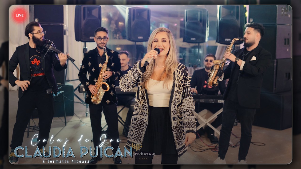 Claudia Puican și Formația Nicoară - Colaj de Joc LIVE 100% 2026
