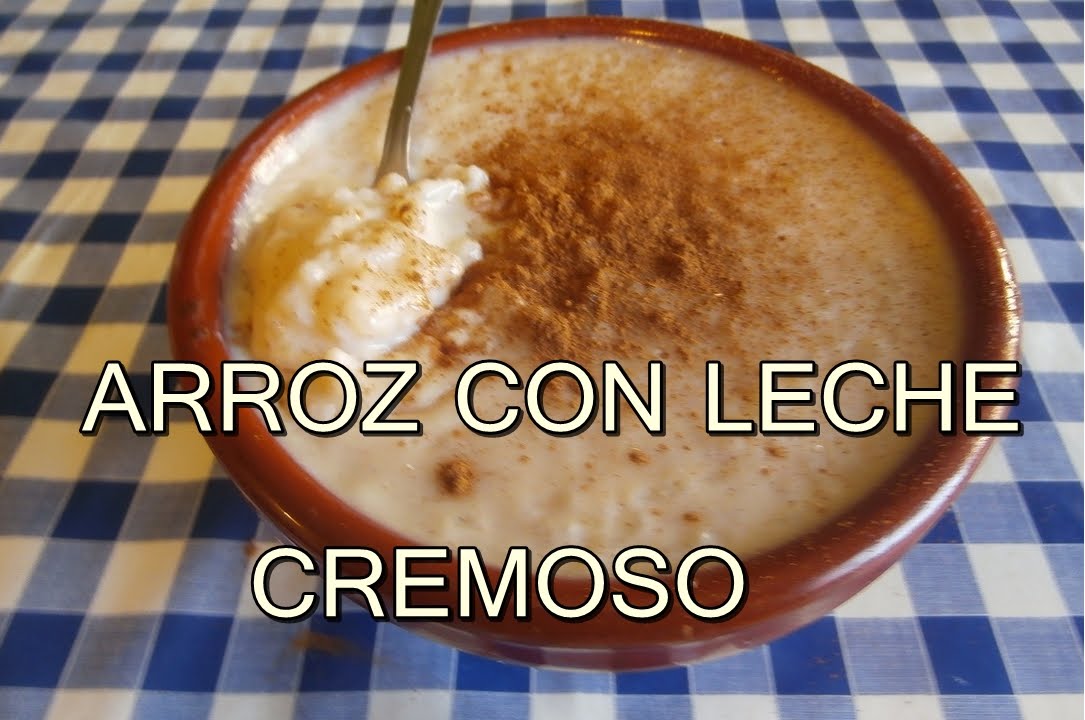 ARROZ CON LECHE -  Recetas De Postres Faciles y Rapidos y Economicos de Hacer