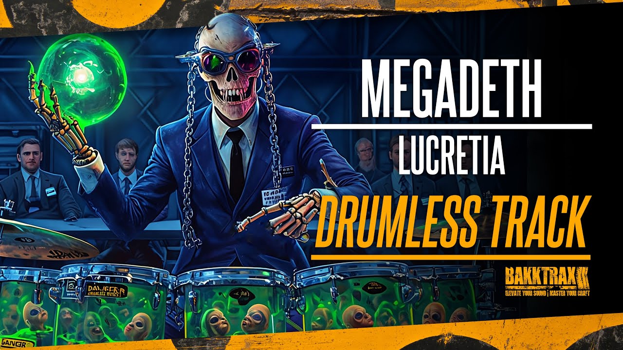 Megadeth - Lucretia (Drumless) NO DRUMS - High Quality