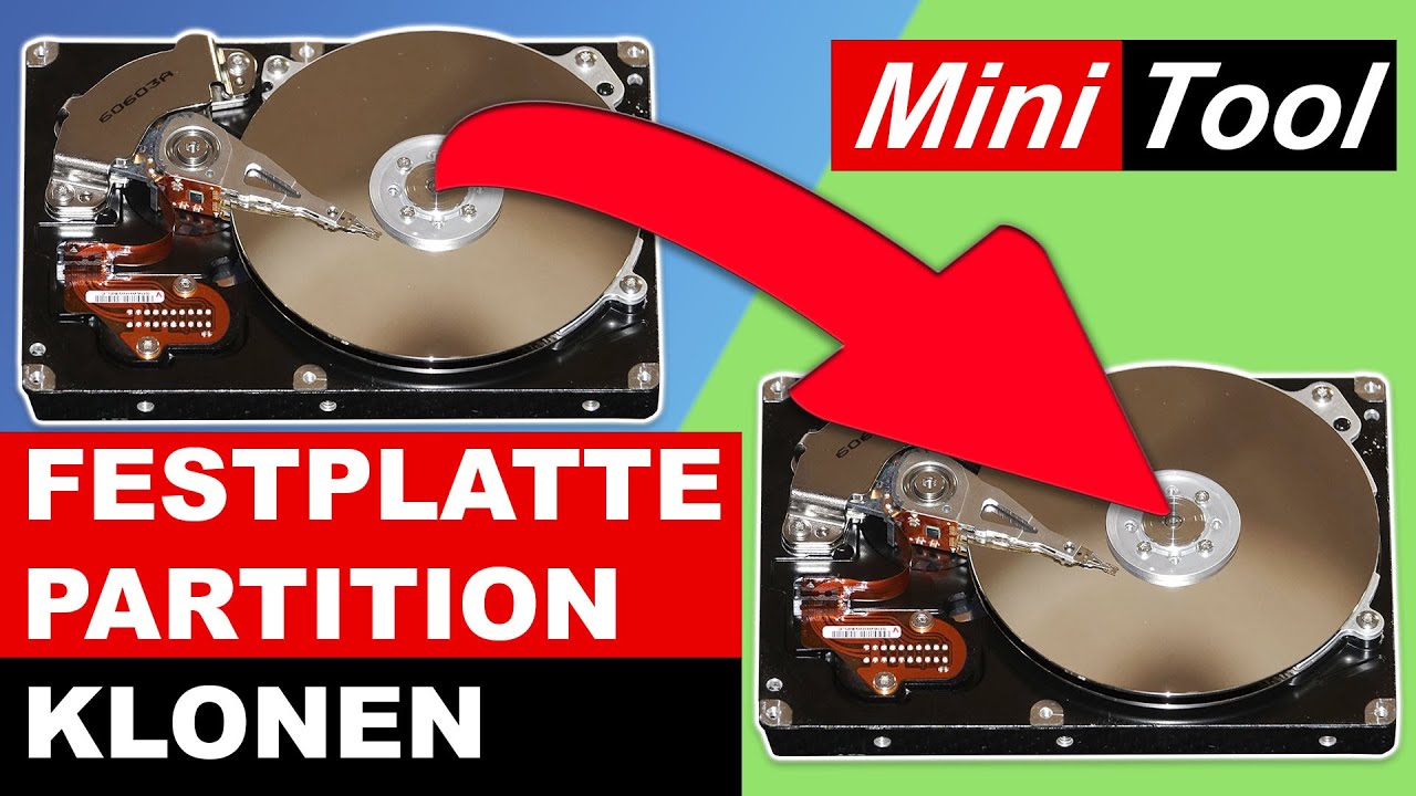 Festplatte klonen - Festplatte mit mehreren Partitionen klonen / Tutorial MiniTool Partition Wizard