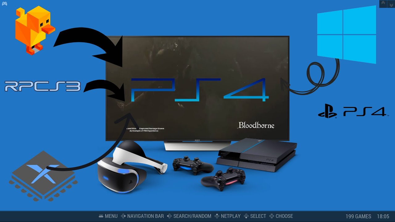 تشغيل واضافة العاب الPC في روم PS4 برنامج ريتروبات | Run and add PC games to PS4 ROM with Retrobat