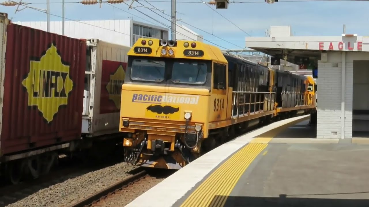 Queeensland Rail freight disrupted by Cross River Rail Project. Pinkenba branch sees freight traffic