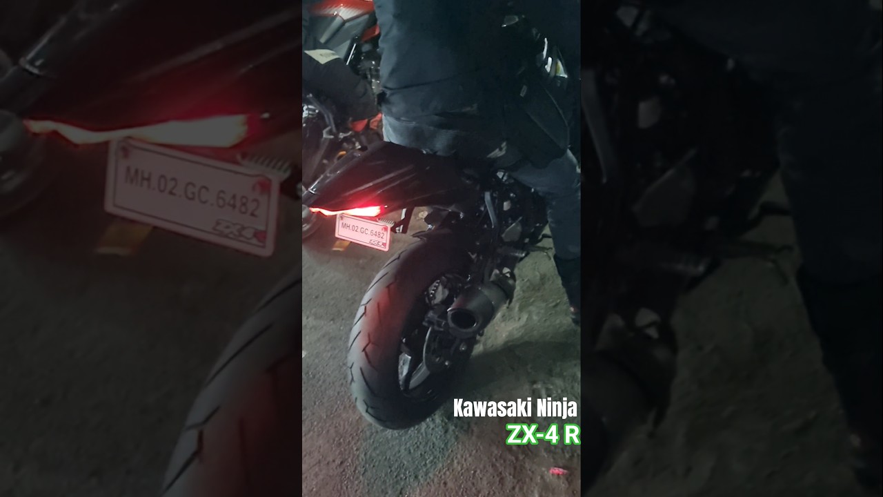 Loud Kawasaki Ninja ZX 4 R Arrived #shorts #short