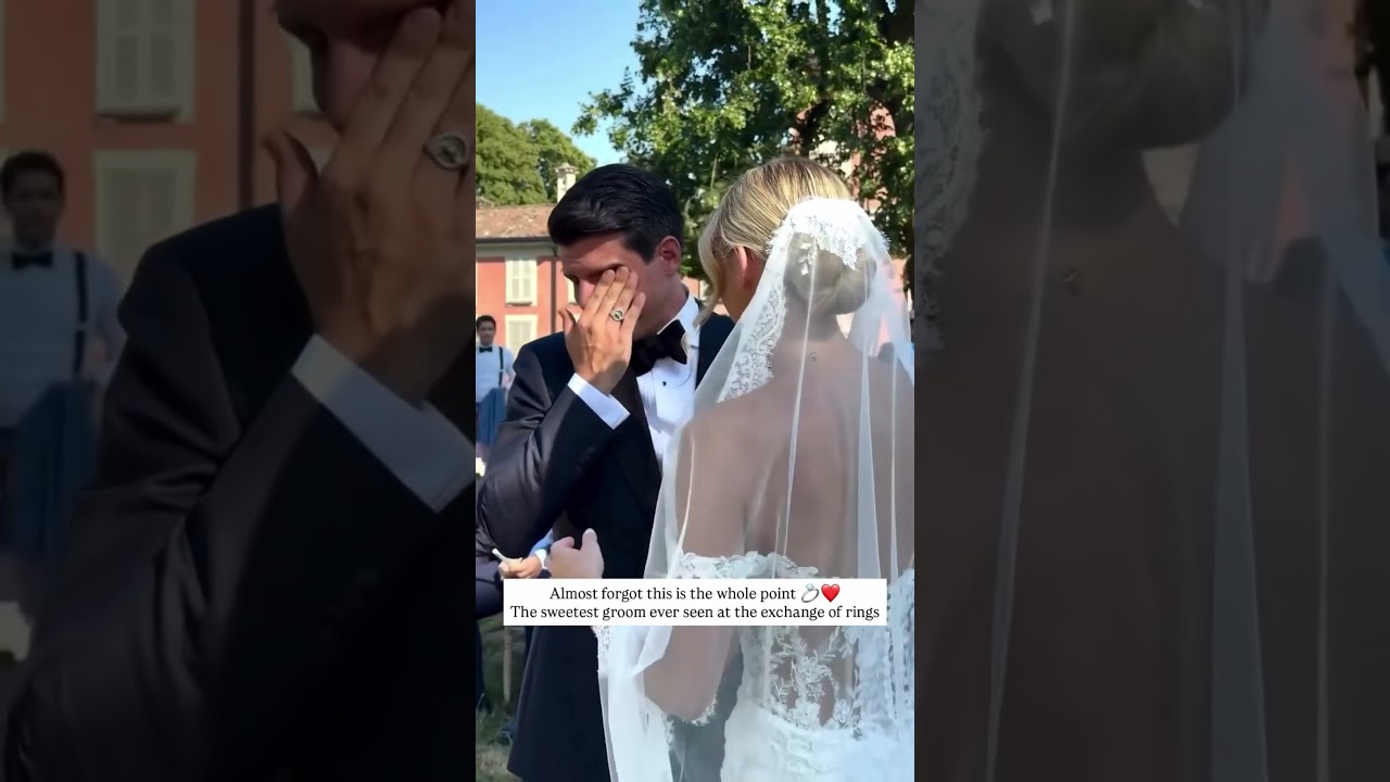 Ring Exchange Made Him CRY😭Groom Raw Moment #WeddingTears #GroomReaction #RingExchange #ViralWedding