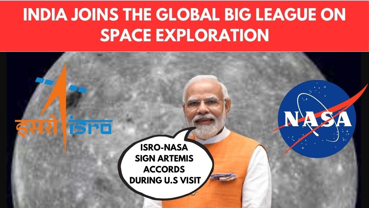 India U S  to Send Joint Space Mission in 2024 Artemis Accords Inked During PM Modi's Visit