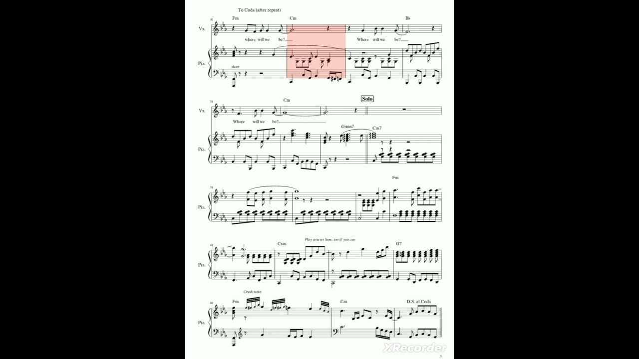 Summer's Almost Gone by the Doors on piano
