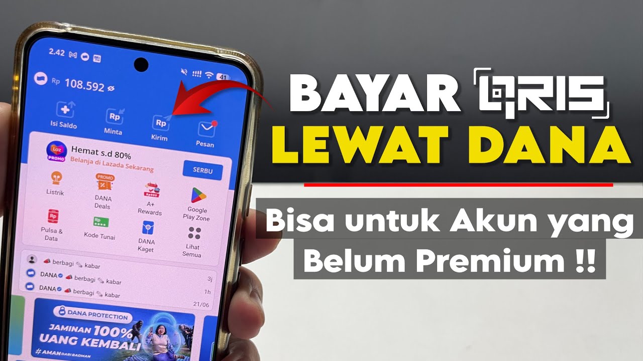 Cara Bayar QRIS Pakai DANA - Bisa untuk Akun DANA Belum Premium