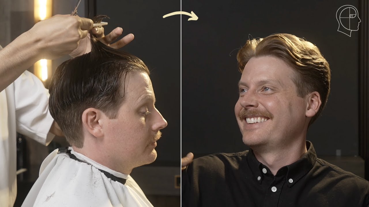 Clean & Classic: Men’s Medium Haircut with Scissors