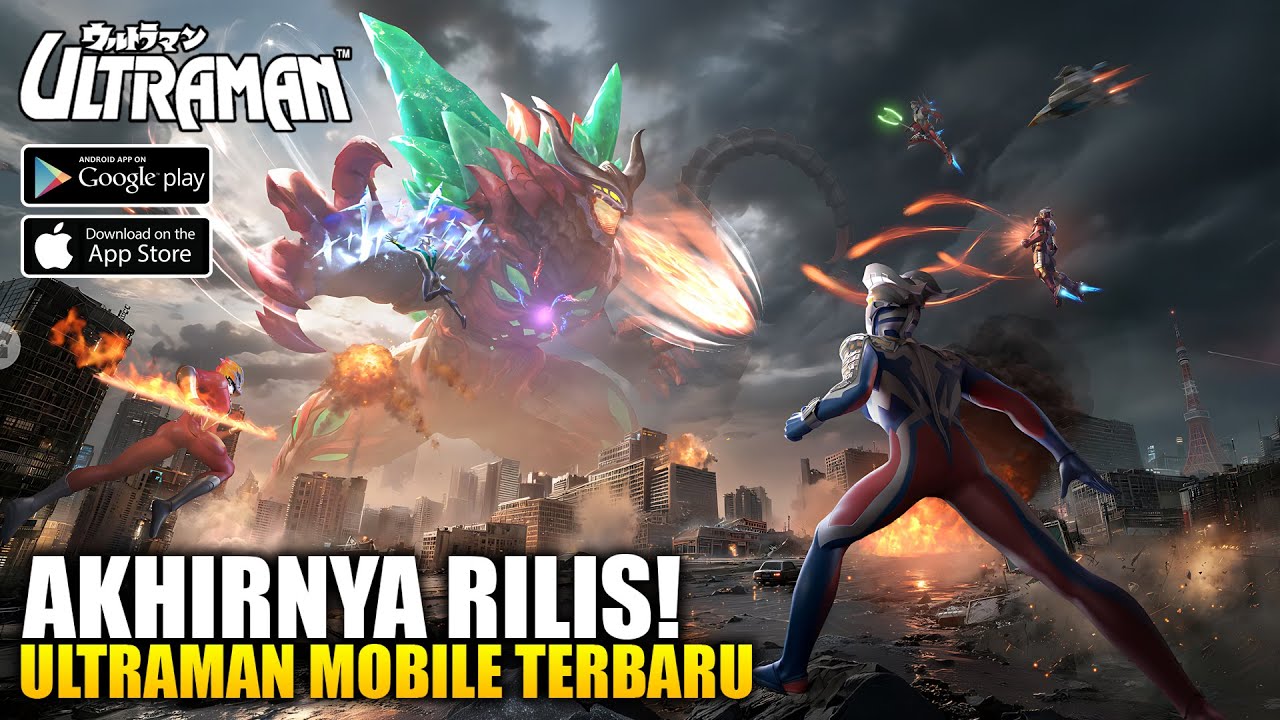Наконец-то вышла новейшая официальная мобильная игра про Ультрамена! - Ultraman: Warrior of Light...