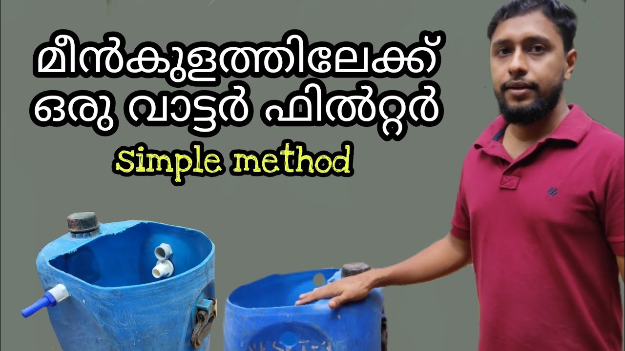How to make fishtank filter | fish pool filter | water pump | water purifier