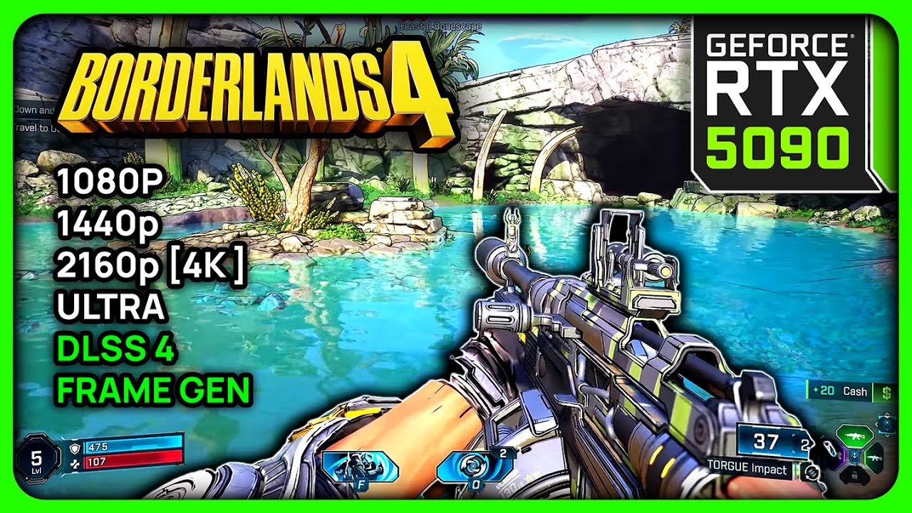RTX 5090 on Borderlands 4 | 4K, 1440p & 1080p Ultra + DLSS 4 & Multi Frame Generation!