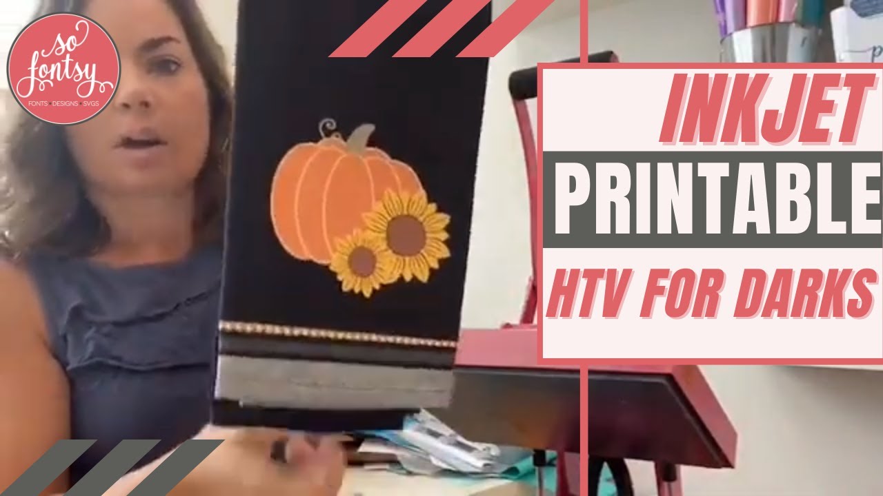 How to Use Inkjet Printable Heat Transfer Vinyl for DARKS