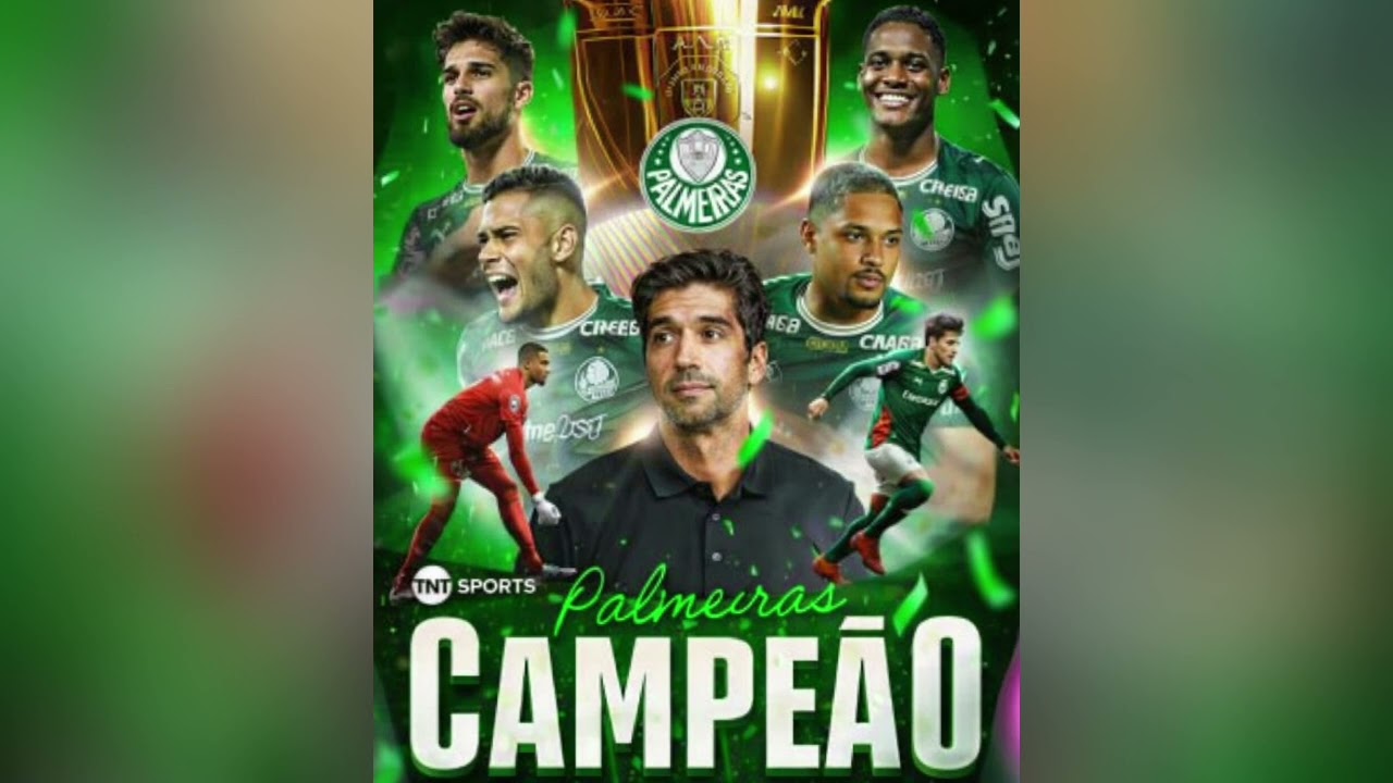 PALMEIRAS CAMPEÃO! 🏆 #PALMEIRAS #CAMPEÃO #ia 