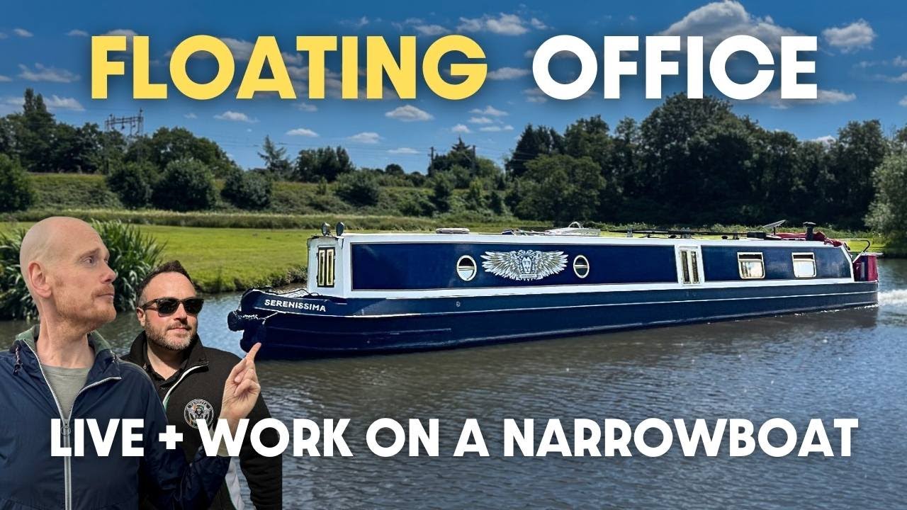 How We Live & Work on a 58ft Narrowboat | Full Day Aboard
