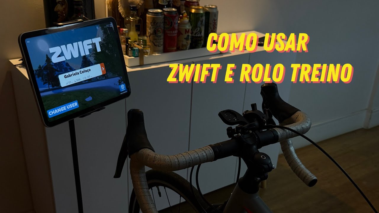 Como configurar rolo treino e app Zwift 