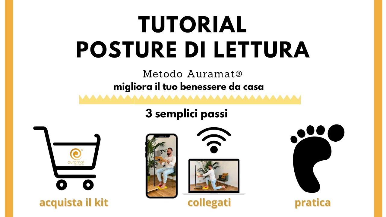 Metodo Auramat posture di lettura