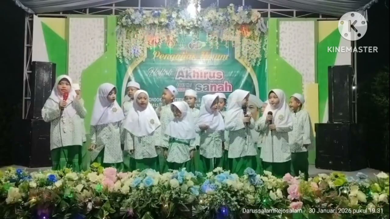 BHS arab dan  nama malaikat, penampilan santri DARUSSALAM ASSALAFY @yanbua.center 