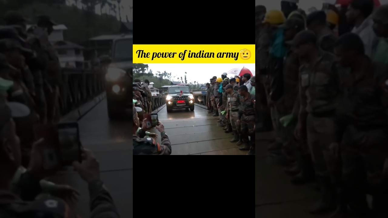 the power of indian army 🪖#army #kerala #keralafloods #keralanews