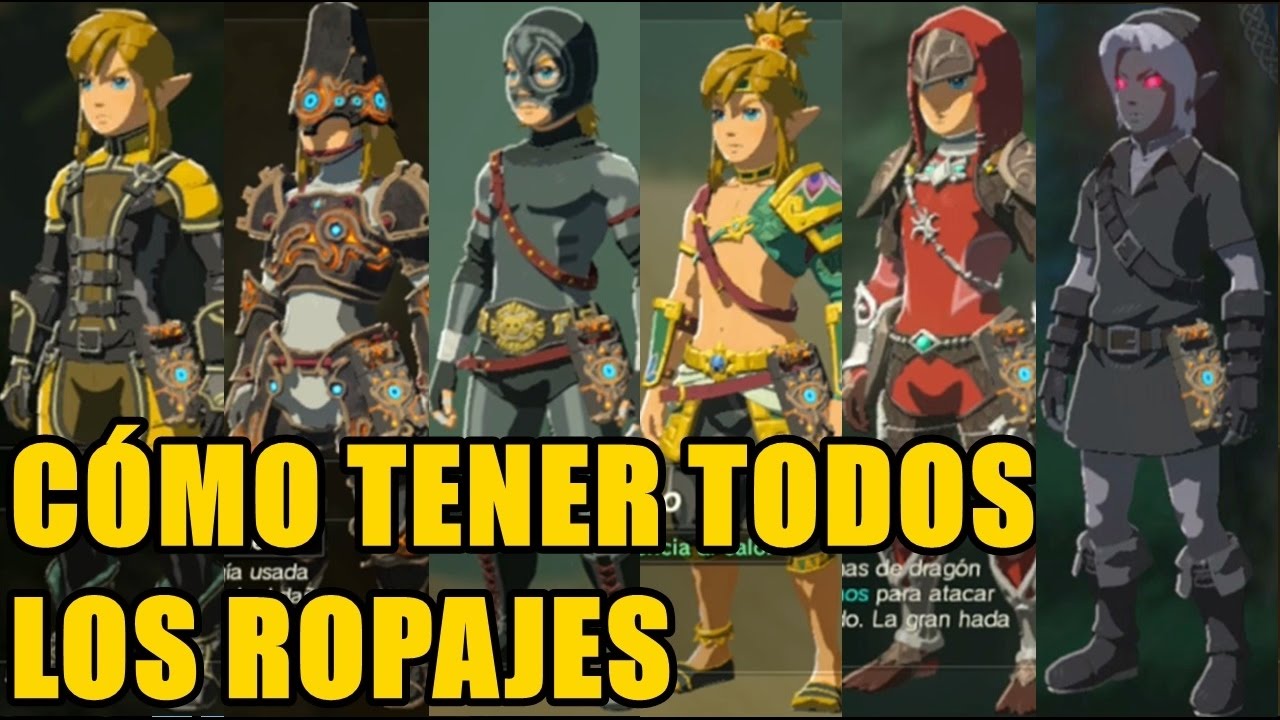 Zelda - Breath of the Wild | Como tener todos los ropajes