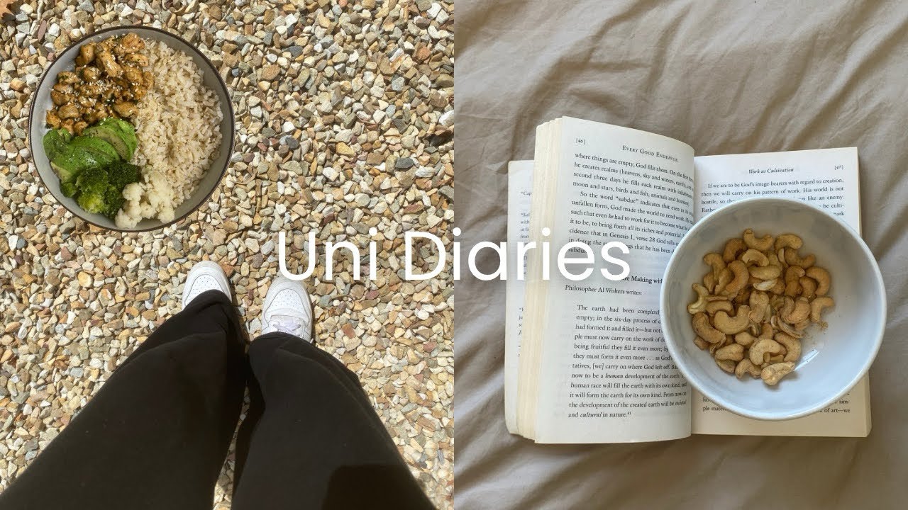 uni diaries | studying, cooking, cafe study date
