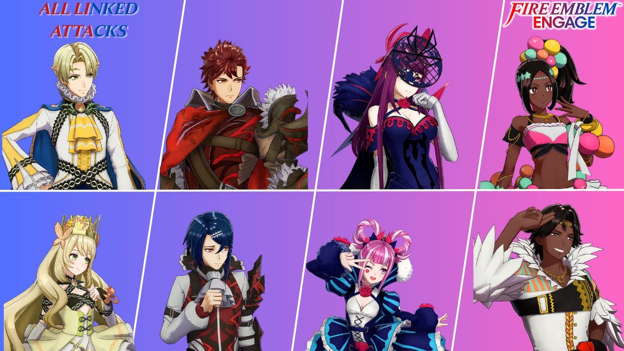 ALL Linked Attacks using Siblings! (Fire Emblem Engage)