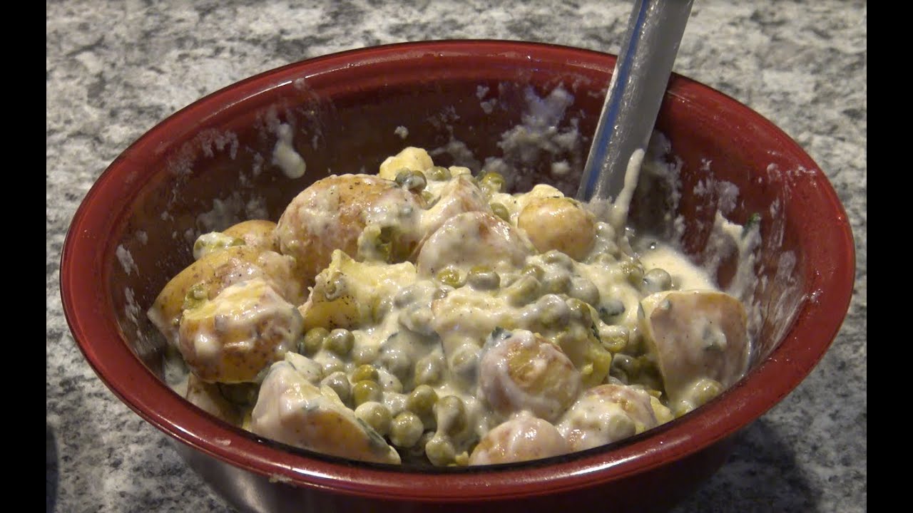 Simple, but oh so delicious!!! Creamed Peas and New Potatoes - Video Part 2