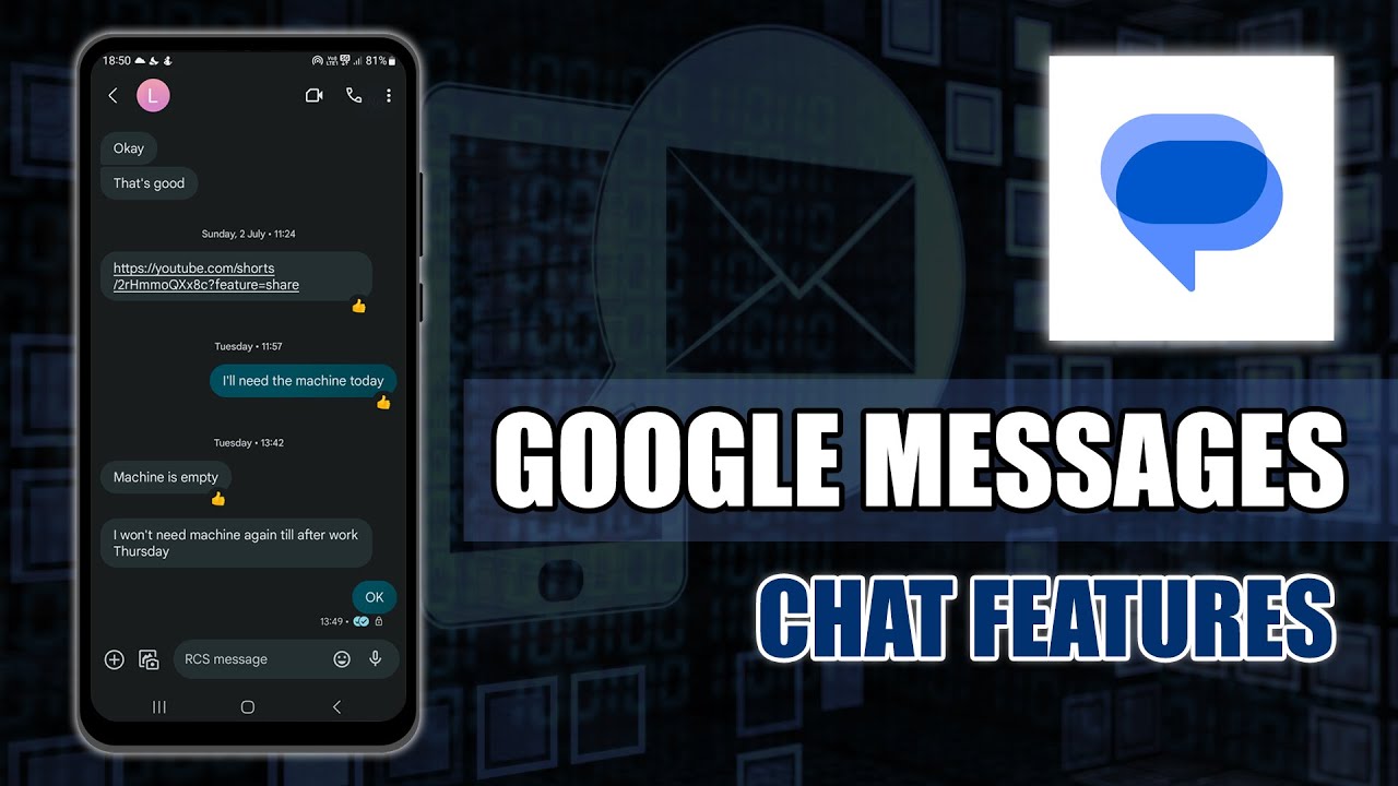 Функции чата в Google Сообщениях | Обзор, использование, включение и функции