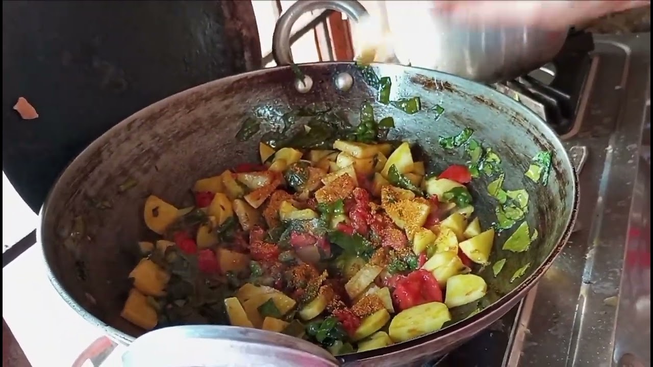 Tasty easy to cook Poi ka saag