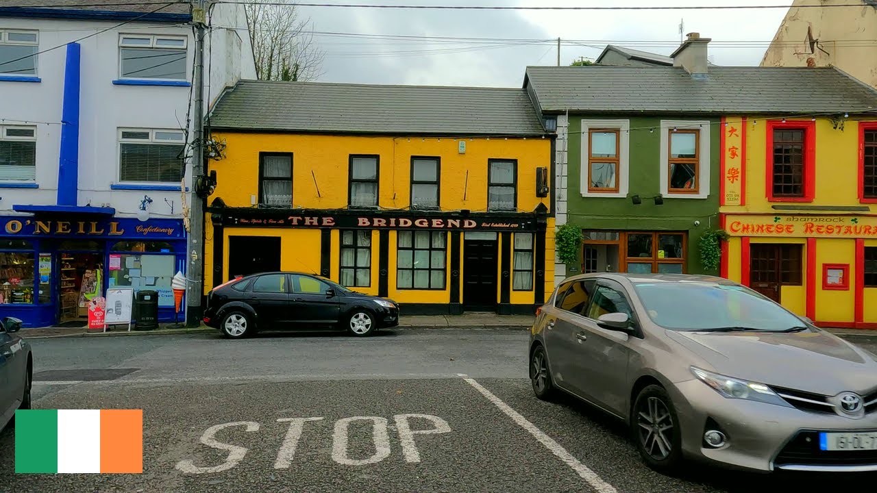 DRIVING through BALLYSHANNON TOWN in IRELAND 🇮🇪 4K (60fps)