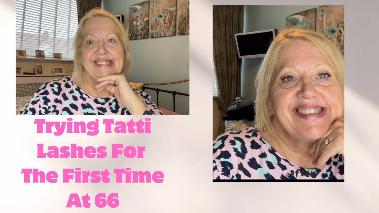 Trying Tatti Lashes For The First Time At 66 Years Old