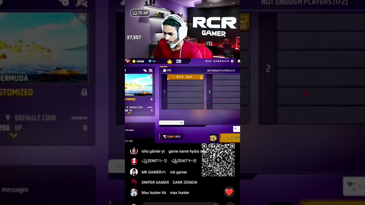 😈😈😈#freefire Rcr gamer ne bola Max hunter ka name 😈😈😈