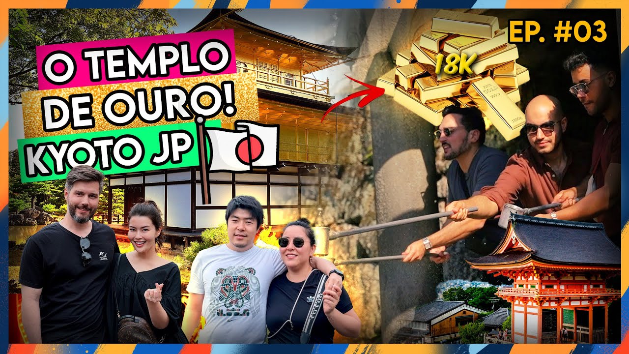TEMPLO DE OURO E MAIS... KYOTO - JAPÃO - #VLOGDAALEGRIA EP.03