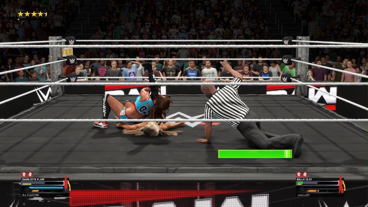 WWE 2K25 RVS raw Charlotte Flair Vs Nikki Bella