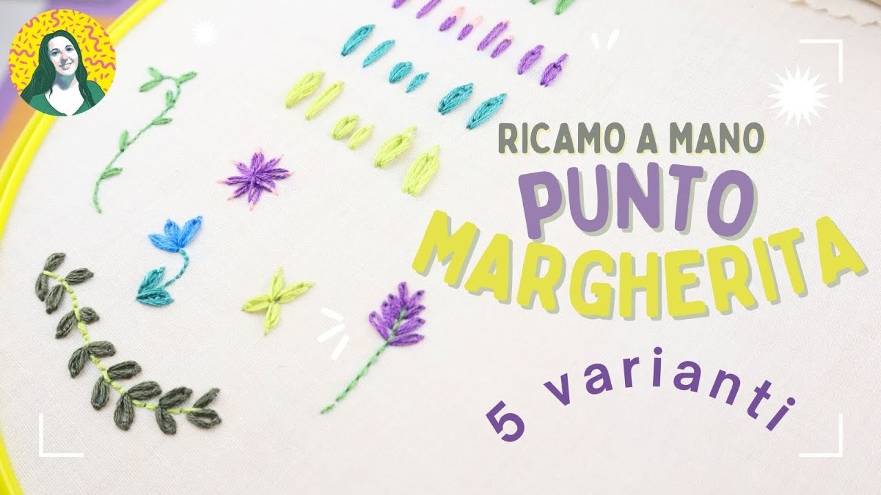 Punto Margherita: 5 varianti per fiori semplici ricamati | RICAMO A MANO