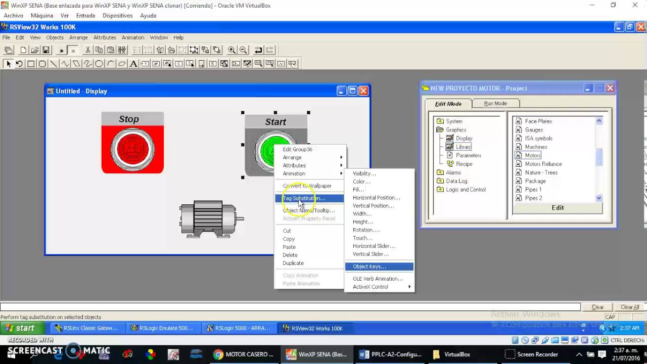 configuracion rsview32