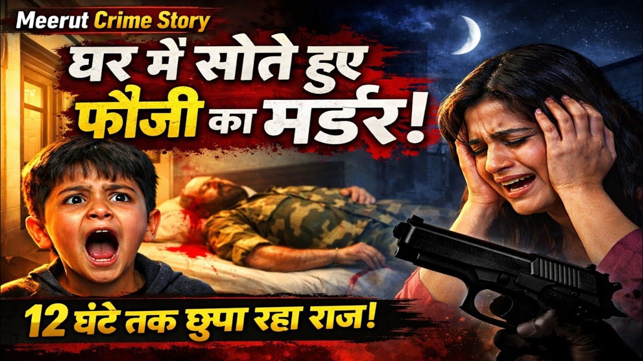 मेरठ में फौजी की रहस्यमयी हत्या 😱 | 12 घंटे तक छुपा रहा राज | True Crime Story 2026@LIVCrime