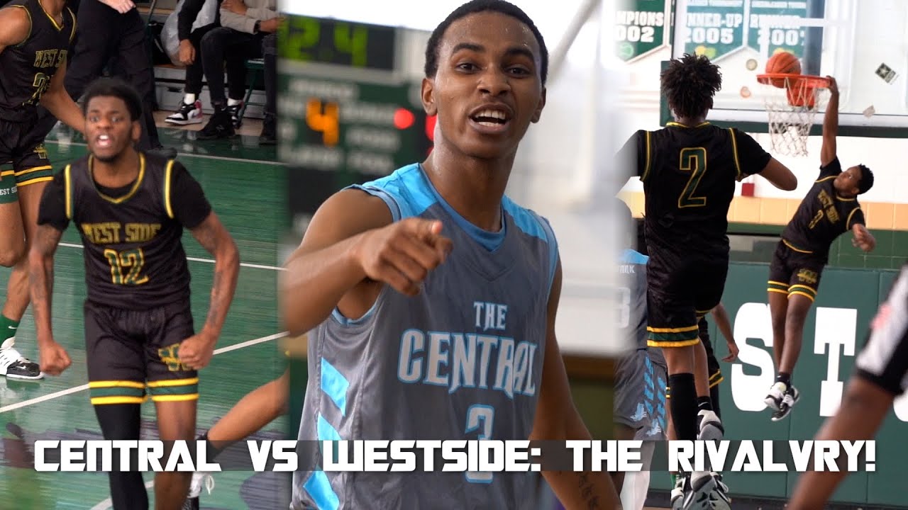 NEWARK CENTRAL VS WEST SIDE HS CHIPPY GAME CRAZY TRASH TALK!
