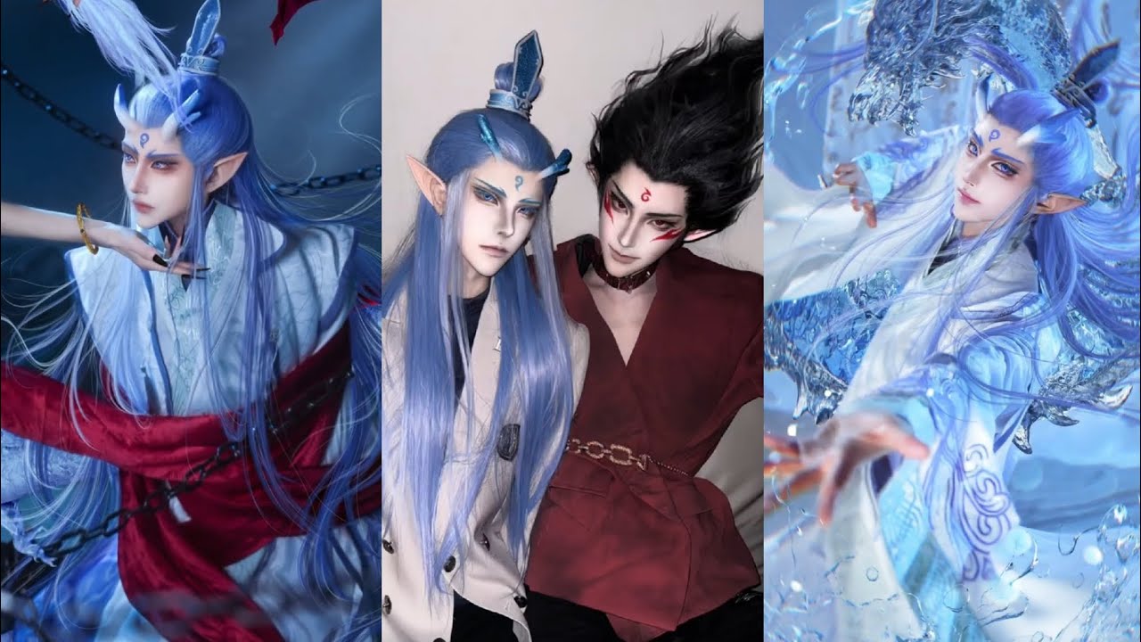 [Cosplay Boylove ] CP NaZha - AoBing❤💙(Na Tra - Ngao Bính_Ma Đồng Náo Hải )#part4