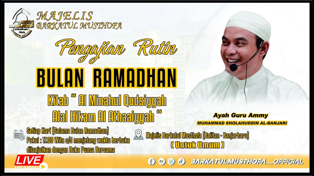 Pengajian Rutin Selama Bulan Ramadhan 1447 H ,  2  Maret  2026