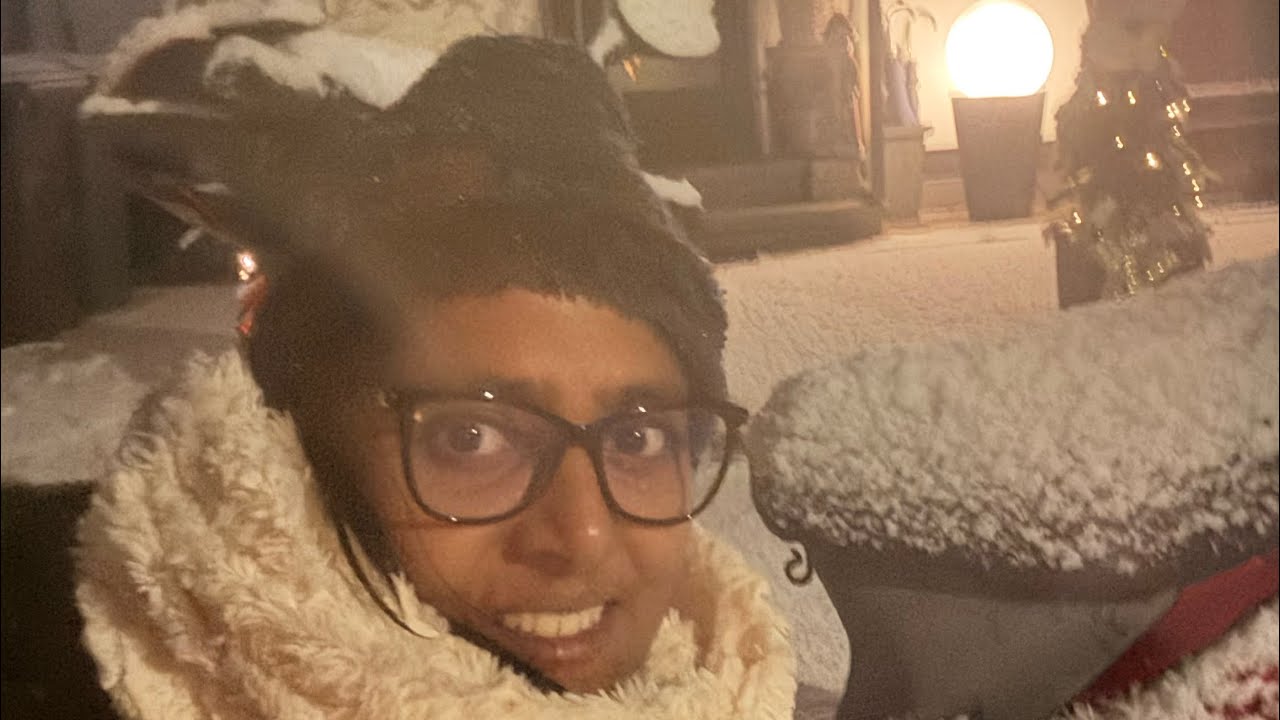 Snowy Evening after duty