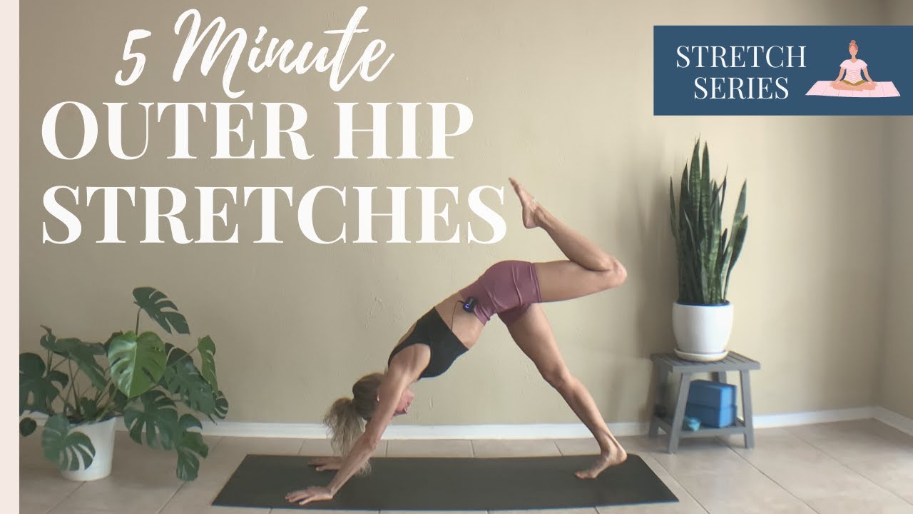 5 MIN STRETCH: OUTER HIPS | Nina Elise Yoga & Fitness