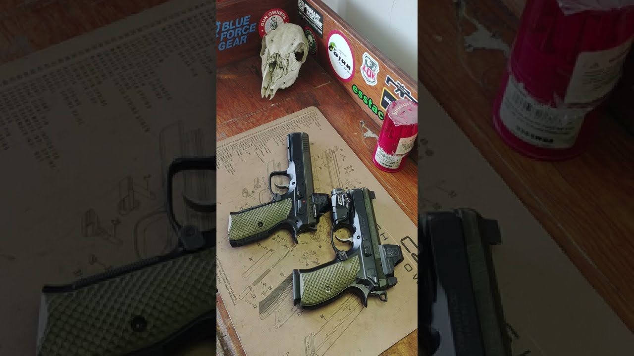 How can you make Lok grips better for a CZ P01?