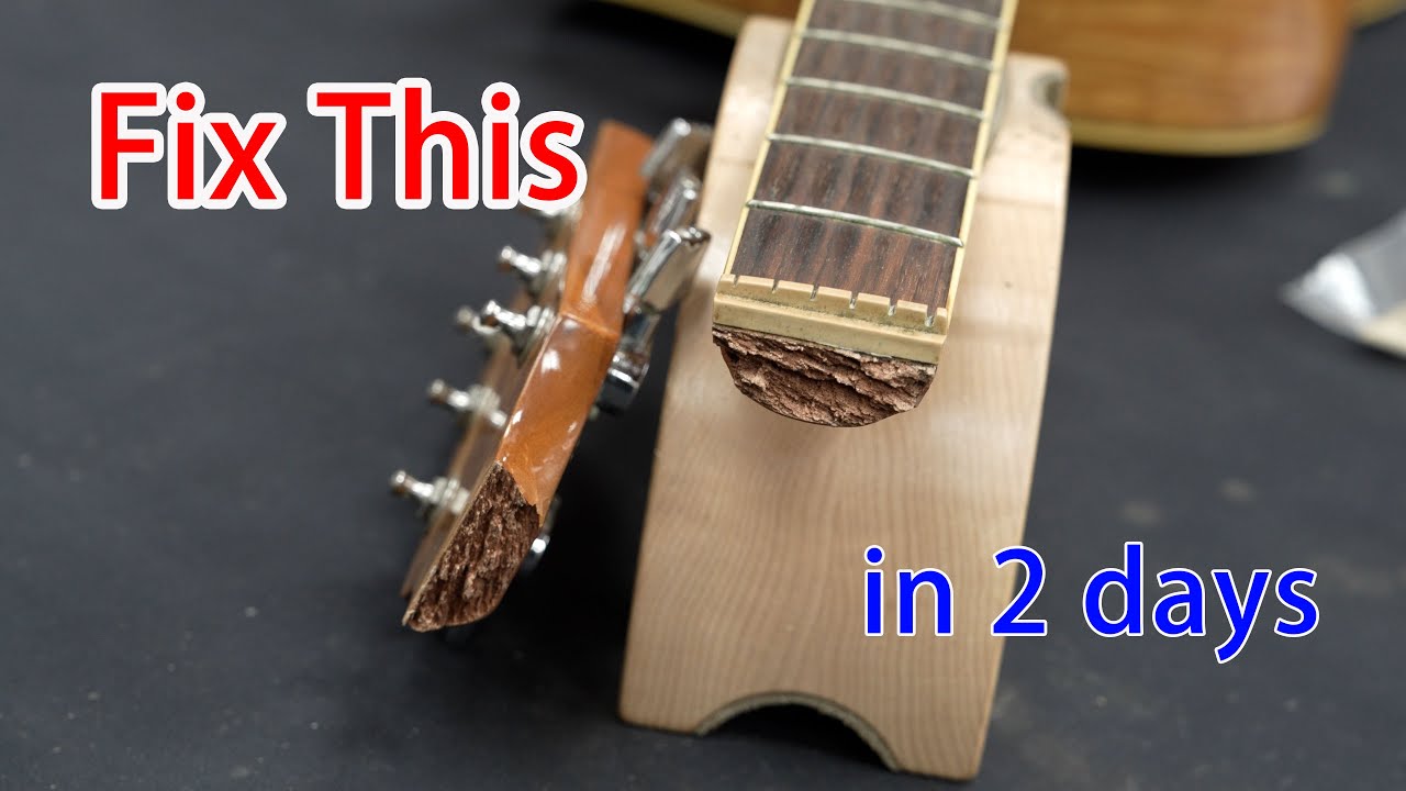 From Broken to Playable Guitar in 2 days