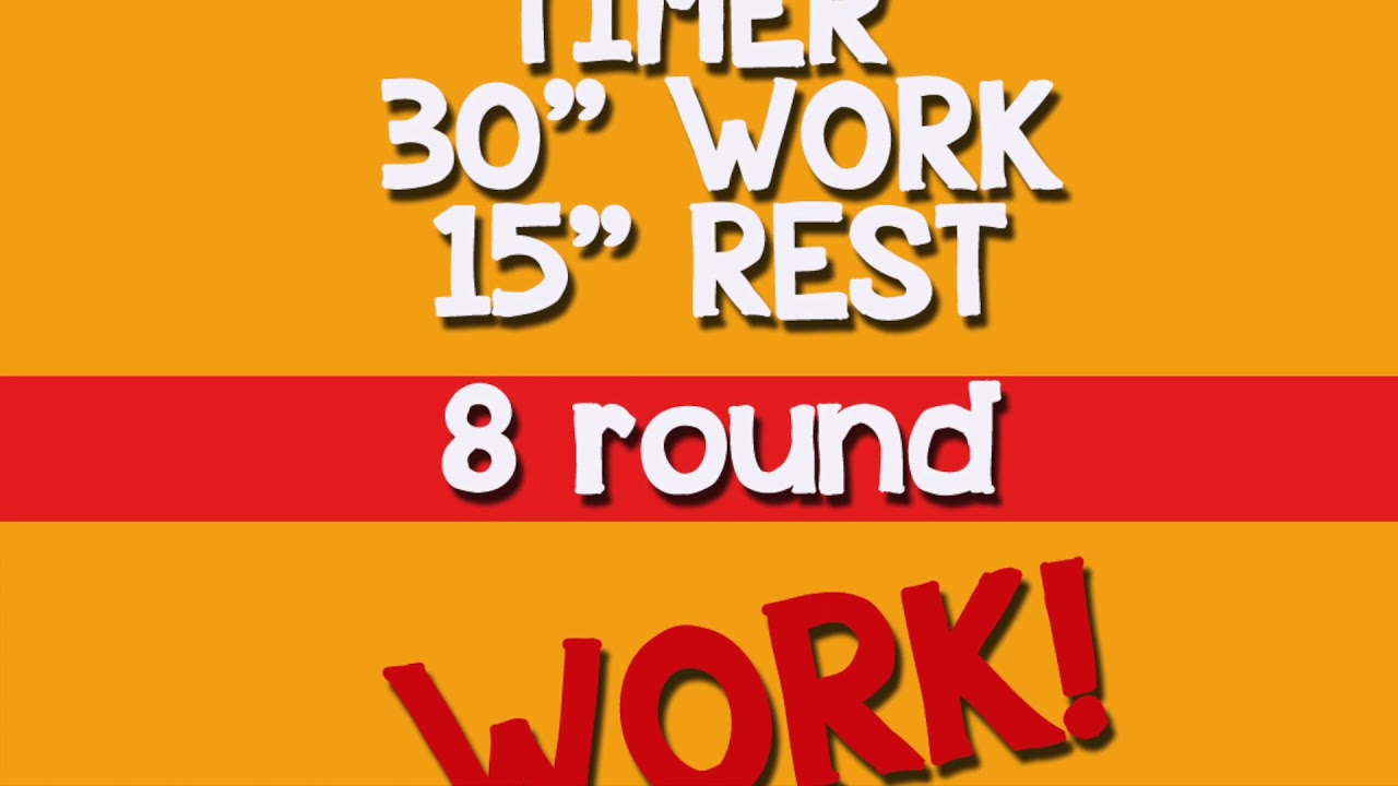 HIIT TIMER DANCEHALL STYLE 30"work 15" Rest