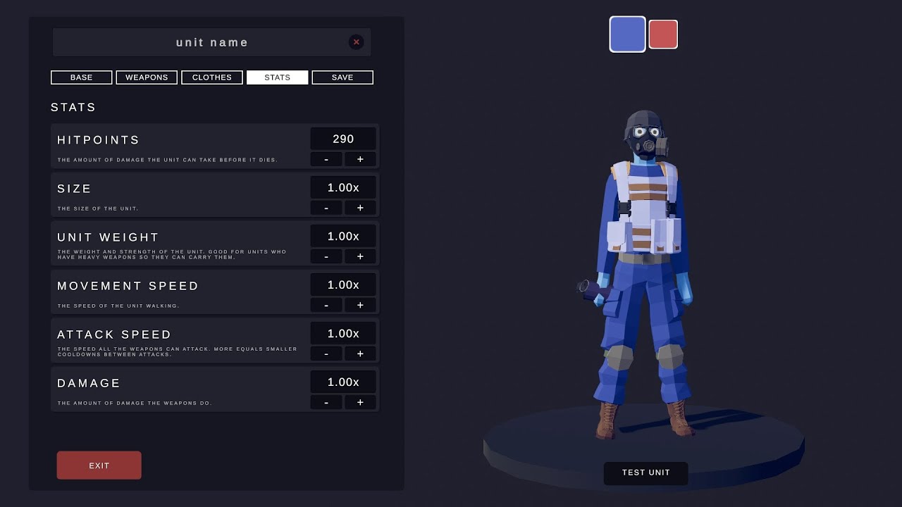 TABS | Making Gas Thrower And Shield Giant in Unit Creator